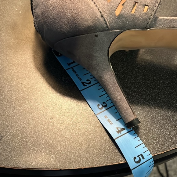 Metaphor Suede High Heel Pumps, Size 10. - Picture 10 of 10